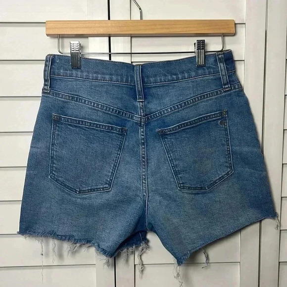Madewell High Rise Denim Boyshorts Button Through Edition G1064 Size 26 - Picture 7 of 12